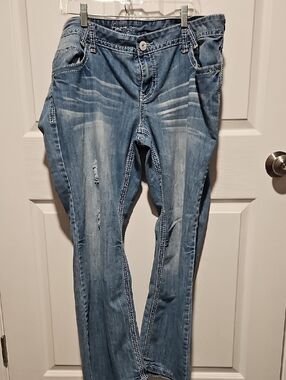Amethyst Jeans Women's Light Blue Boot Cut Jeans